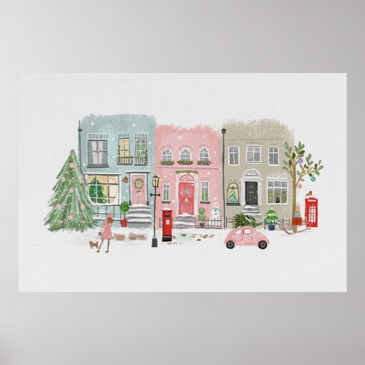 Christmas Street Poster (Voorkant)