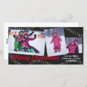 Christmas String of Lights - Kerstfotokaart Feestdagenkaart (Voorkant / Achterkant)