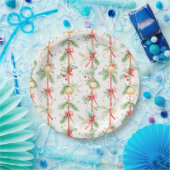 Christmas String Ornamenten Baubles Papieren Bordje (Feest)