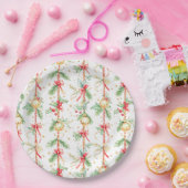 Christmas String Ornamenten Baubles Papieren Bordje (Feest)
