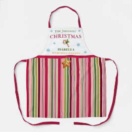 Christmas Striped– Holiday Cooking & Baking Gift Schort