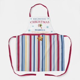 Christmas Striped– Holiday Cooking & Baking Gift Schort