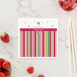Christmas Striped– Holiday Cooking & Baking Gift Servet