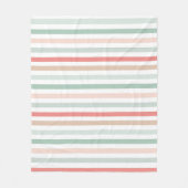 Christmas Stripes Fleece Deken (Voorkant)