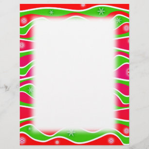  CHRISTMAS STRIPES LETTERHEAD SJABLOON