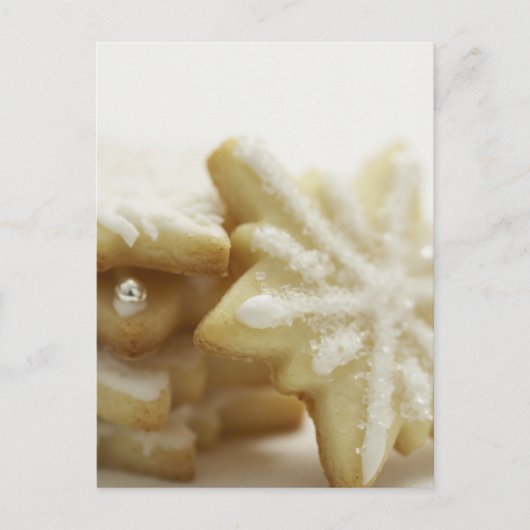 Christmas Sugar Cookie Wenskaarten en Stickers Feestdagenkaart (Voorkant)