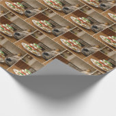 Christmas Sugar Cookies With Dog's Nose Cadeaupapier (Hoek)