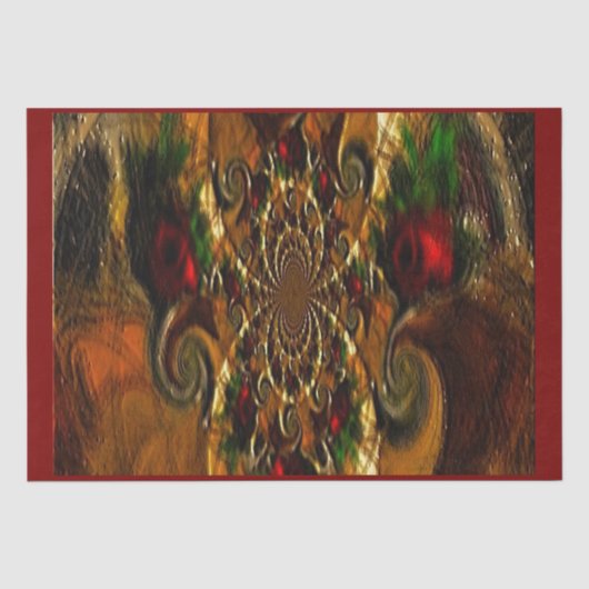 "Christmas Sun Catcher" Tissue Paper Tissuepapier (Voorkant)