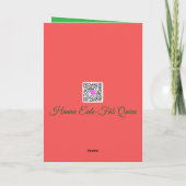 Christmas Sunflower  Kaart (Achterkant)