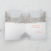 Christmas Sunrise Custom Kaarten (Binnen)