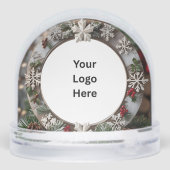 Christmas Sunset Klantwaardering Cadeau Sneeuwbol (Achterkant)