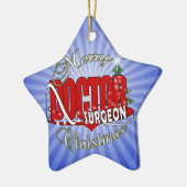 CHRISTMAS SURGEON DOCTOR KERAMISCH ORNAMENT (Links)