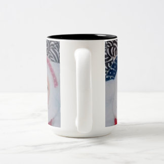 Christmas Surprise cute kids Mug Tweekleurige Koffiemok