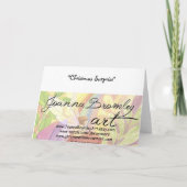 Christmas Surprise Holiday Kaart (Achterkant)