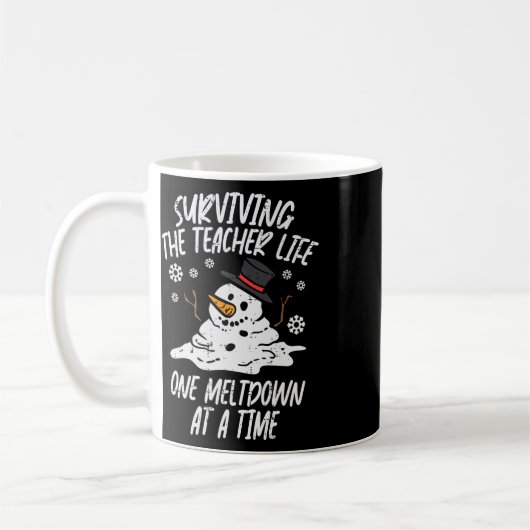 Christmas Surviving Teacher Life Meltdown Xmas Wom Koffiemok (Links)