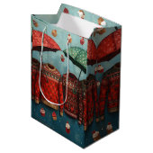 Christmas Sweater Gift Bag Medium Cadeauzakje (Voorkant Gekanteld)