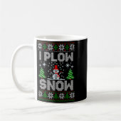 Christmas Sweater I Plow Snow Matching Couples Paj Koffiemok (Links)