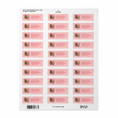 Christmas Sweet adreslabel Etiket (Full Sheet)