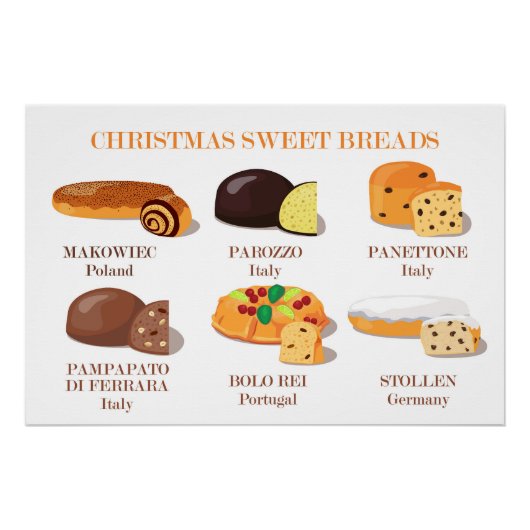Christmas Sweet Breads Poster (Voorkant)