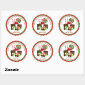 Christmas Sweet Stripes Vakantie Stickers (Vel)
