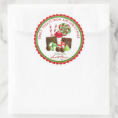 Christmas Sweet Stripes Vakantie Stickers (Tas)
