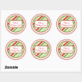 Christmas Sweet Stripes Vakantie Stickers (Vel)