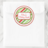 Christmas Sweet Stripes Vakantie Stickers (Tas)