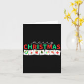 Christmas Symbols Special Education Teacher Speech Kaart (Gele Bloem)