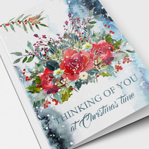 Christmas Sympathy Card - Thinking of You Feestdagen Kaart