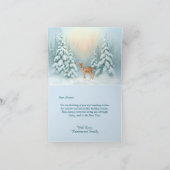 Christmas Sympathy Note Cardinal Memorial Holiday Notitiekaartje (Binnen)