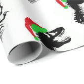 Christmas T-Rex Cadeaupapier (Rol Hoek)