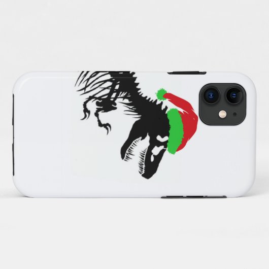 Christmas T-Rex Case-Mate iPhone Case (Achterkant (horizontaal))