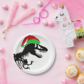 Christmas T-Rex Papieren Bordje (Feest)