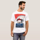 Christmas T-Shirt – Christmas Is The Time to Smile (Voorkant volledig)