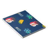 christmas taco emoji notitieblok (Schuin)