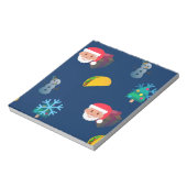 christmas taco emoji notitieblok (Linkerzijde)