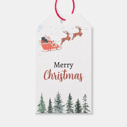  Christmas Tag (Editable) -  Cadeaulabel (Voorkant)