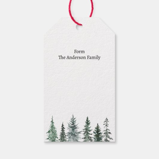 Christmas Tag (Editable) -  Cadeaulabel (Achterkant)