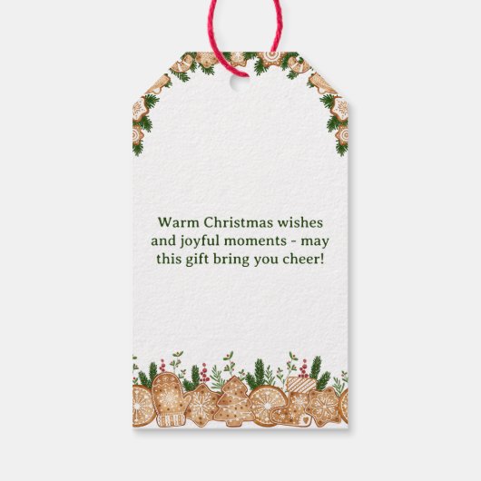Christmas Tag - Holiday Cadeaulabel (Achterkant)