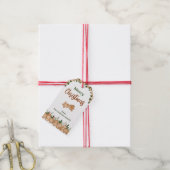 Christmas Tag - Holiday Cadeaulabel (Met Touw)