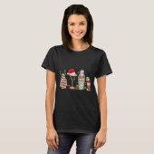 Christmas Tail Espresso Martini Drinking Party Bar T-shirt (Voorkant volledig)