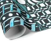 Christmas Tangled Balls originele design in groen Cadeaupapier (Rol Hoek)