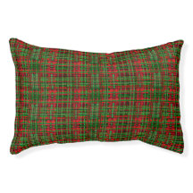 Christmas tartan hondenbed