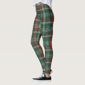 Christmas Tartan Plaid Leggings – Festive Women’s  (Links)