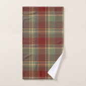 Christmas Tartan Red Green ID1141A Bad Handdoek (Handdoek)