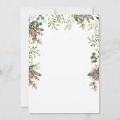 Christmas Tea Party Cookies Vrijgezellenfeest Kaart (Achterkant)