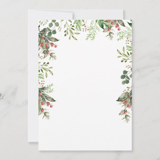 Christmas Tea Party Cookies Vrijgezellenfeest Kaart (Achterkant)