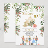 Christmas Tea Party Notenkraker Vrijgezellenfeest Kaart (Voorkant / Achterkant)