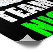 Christmas Team Nice Shirt, Matching Family Pajama, Poster (Hoek)