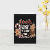 Christmas Tech ondersteunt hier om cookies XMA te  Kaart (Gele Bloem)